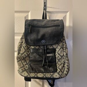 Dakine Black and Tan Textured Backpack